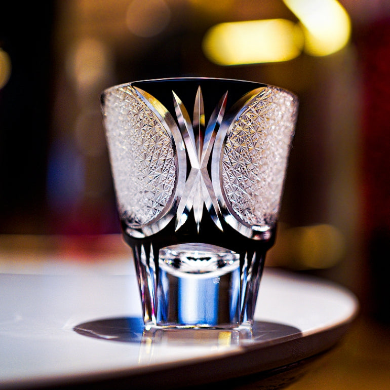 Whisky Glass Spade Serenity – Edo Kiriko Poker Series Crystal