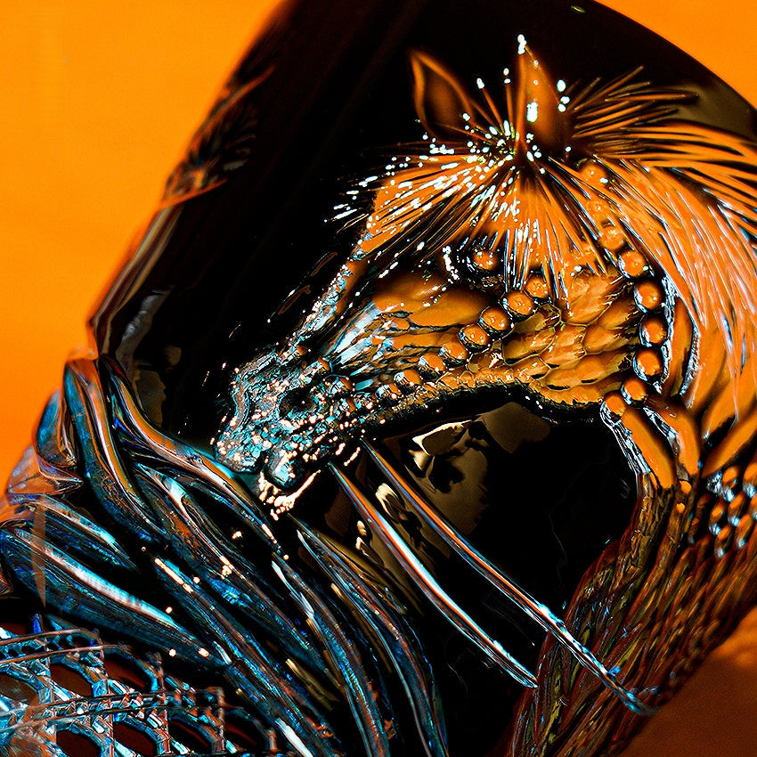 Whisky Glass Tanma Horse – Edo Kiriko Deep Relief Engraved Crystal