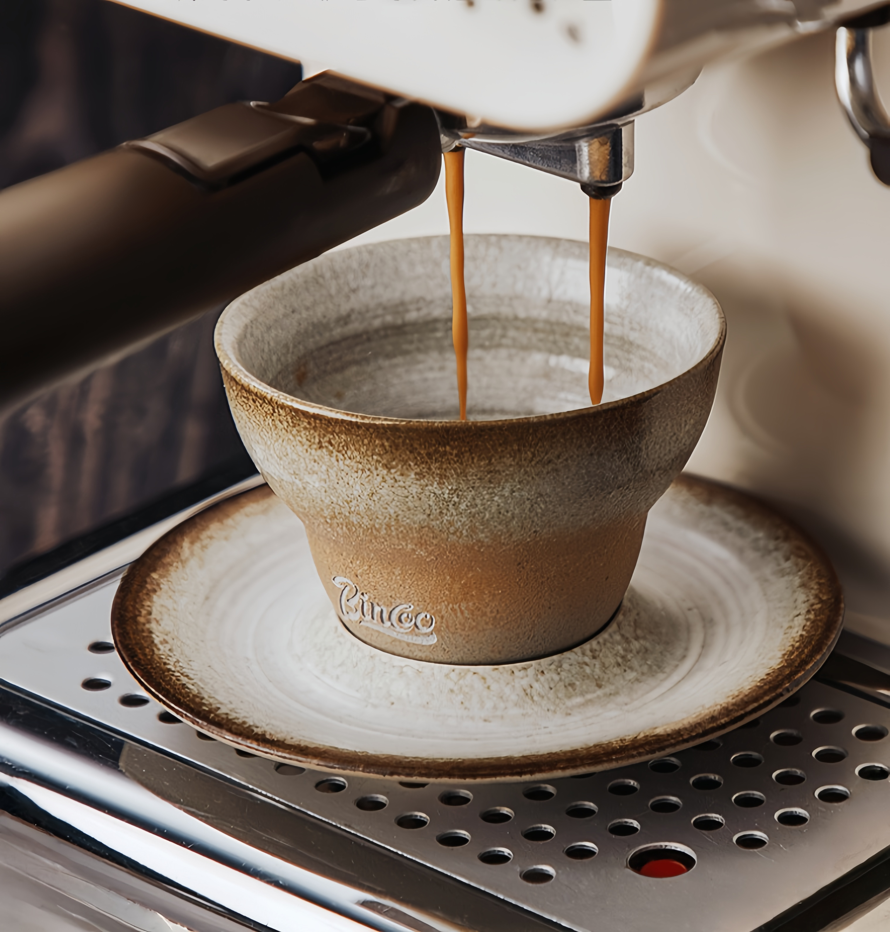 Coffee Cup and Saucer Set – Handcrafted Glazed Ceramic