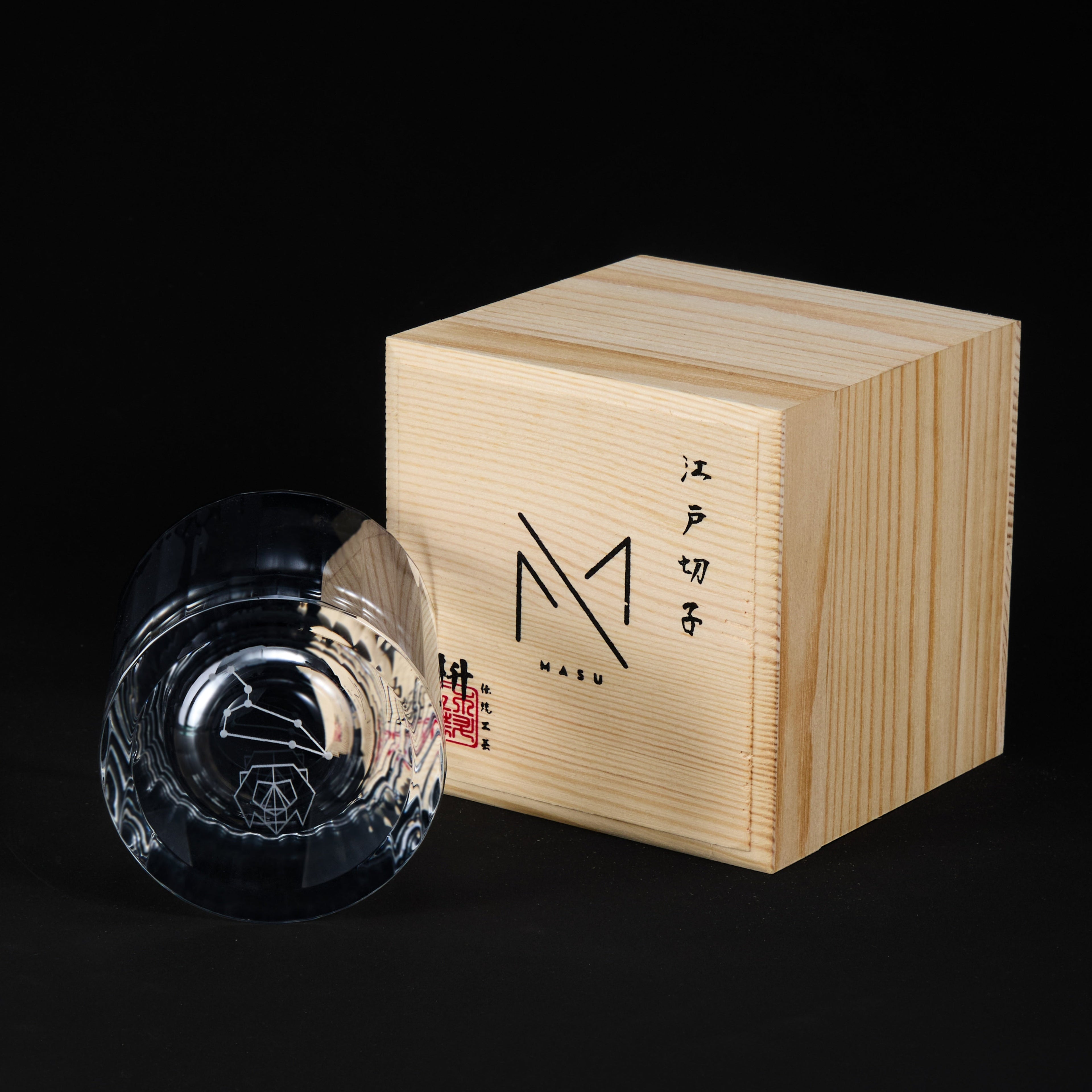 Whisky Glass Zodiac Constellation – Edo Kiriko 12 Signs Crystal