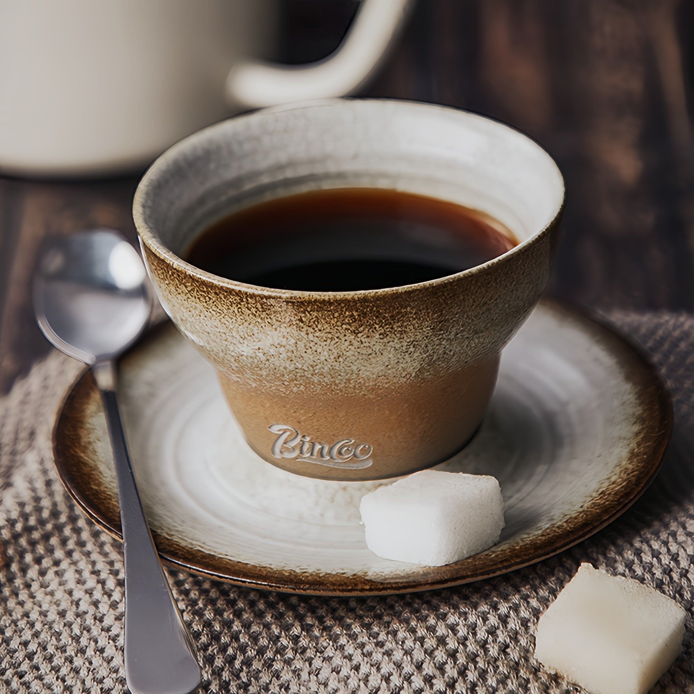 Coffee Cup and Saucer Set – Handcrafted Glazed Ceramic