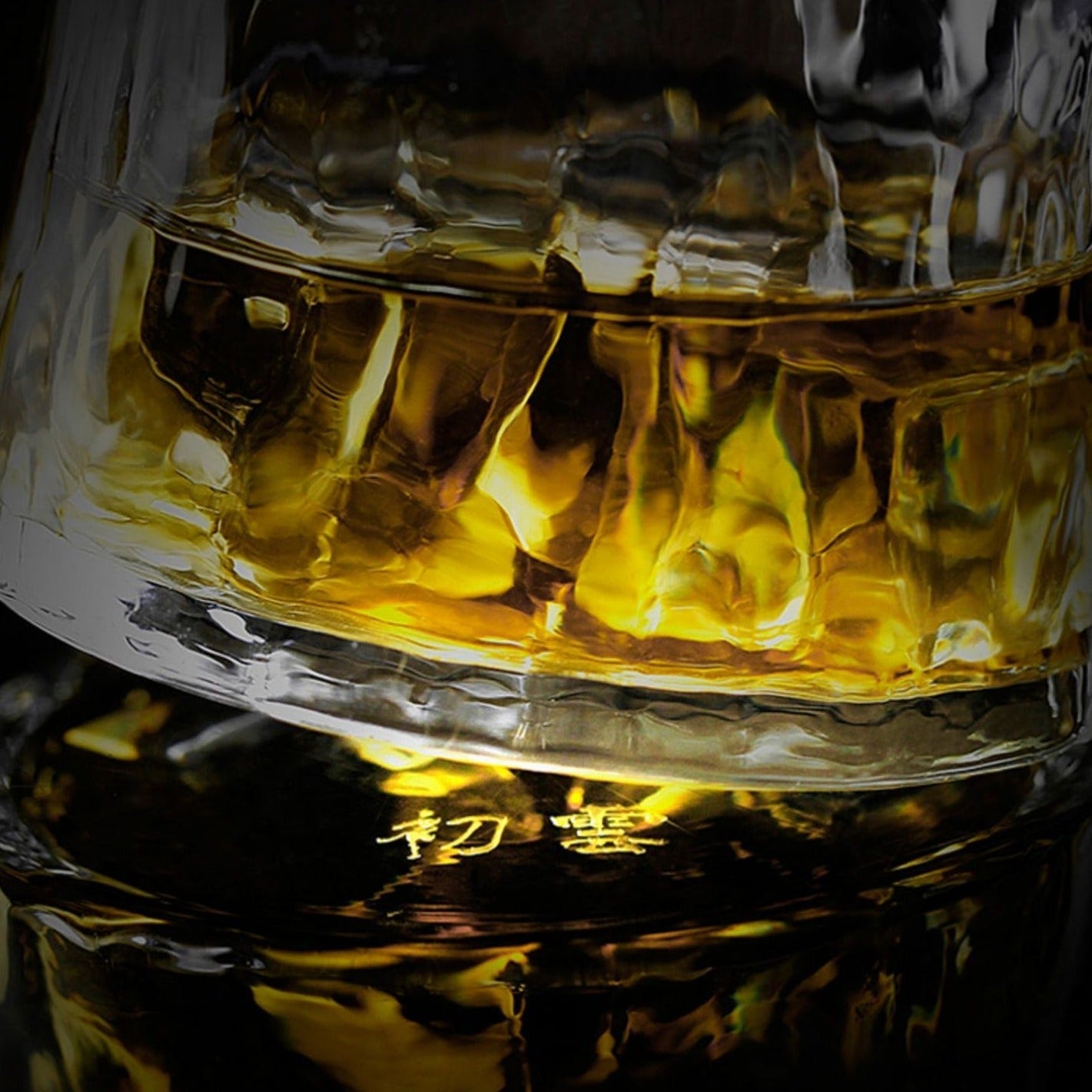 Whisky Glass Chamvin Japanese Lead-Free Crystal Wooden Box Gift