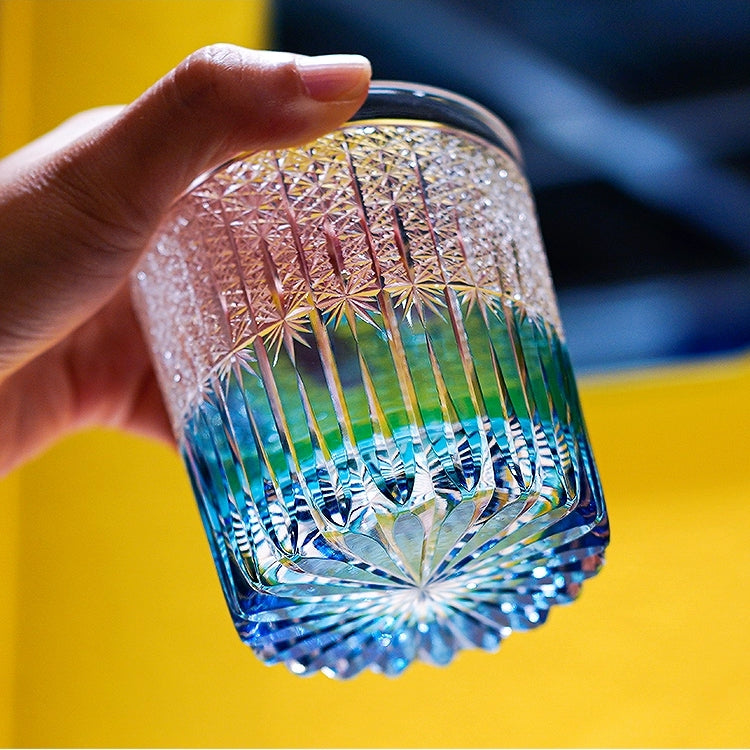 Whisky Glass Stellar Nexus – Edo Kiriko Handcrafted Crystal