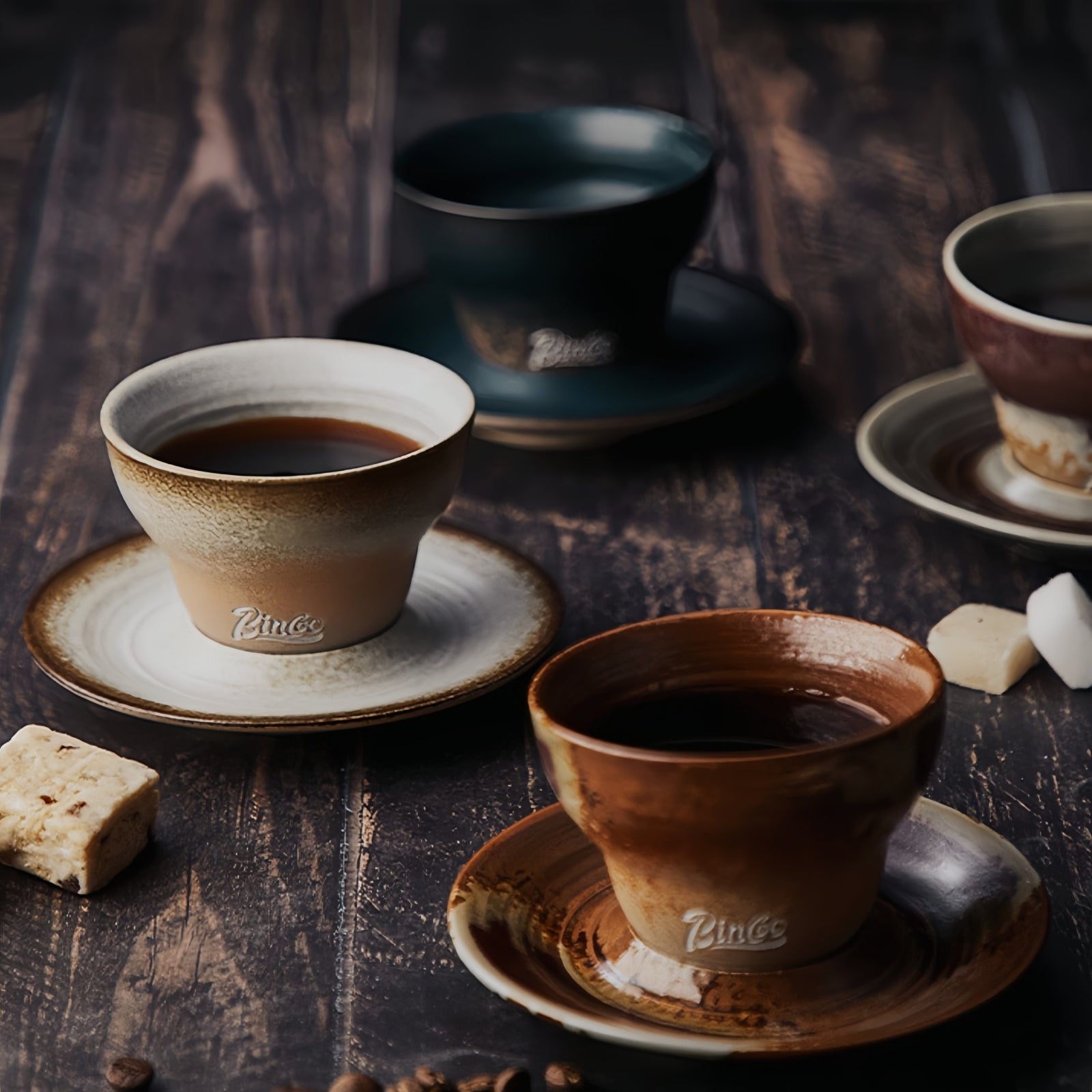 Coffee Cup and Saucer Set – Handcrafted Glazed Ceramic