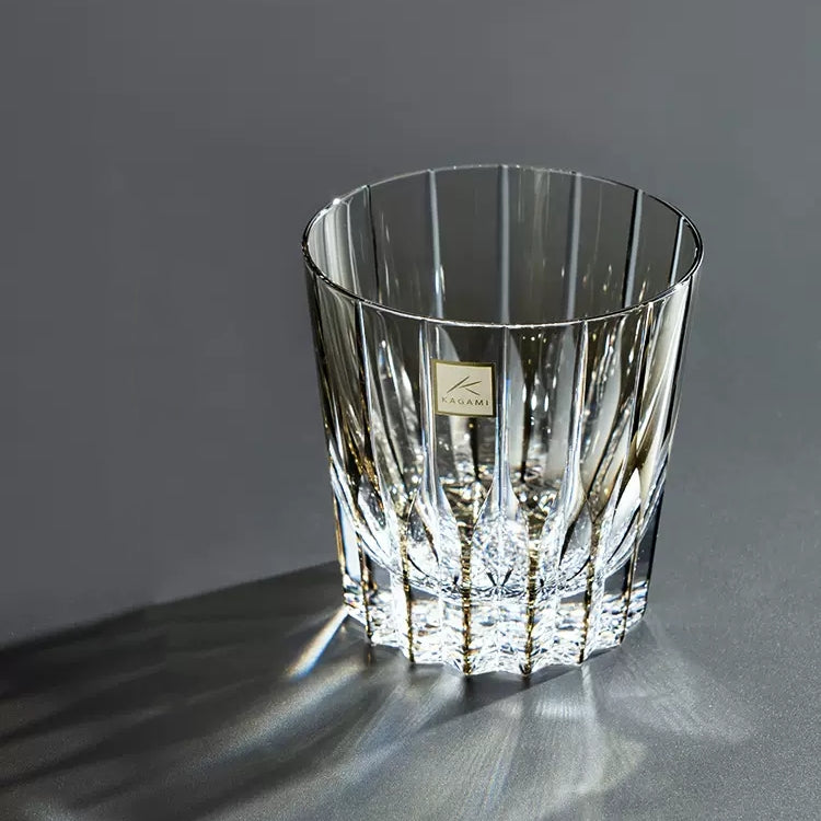 Edo Kiriko Whisky Glass – KAGAMI Crystal Starburst Gift Box
