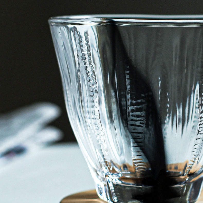 Whisky Glass | Japanese Hand-Painted Smoke Motif Whiskey Glass