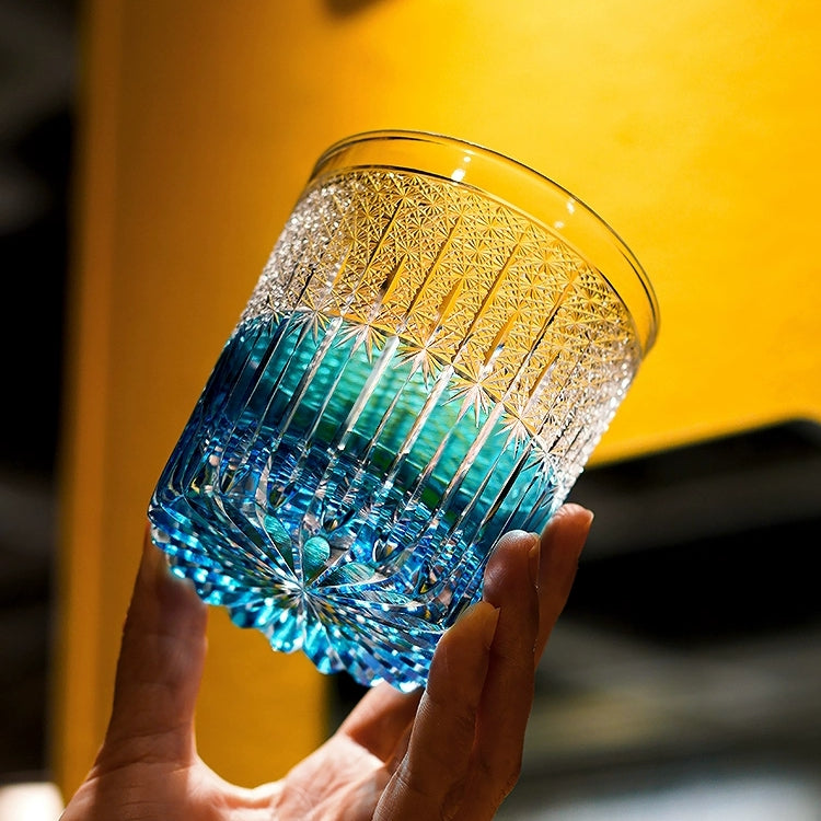 Whisky Glass Stellar Nexus – Edo Kiriko Handcrafted Crystal